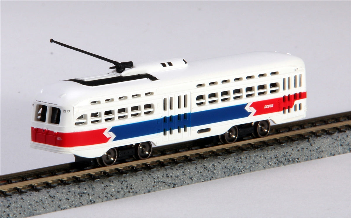 Bachmann 62997 N Septa (Red, White & Blue) - PCC Streetcar – Trainz