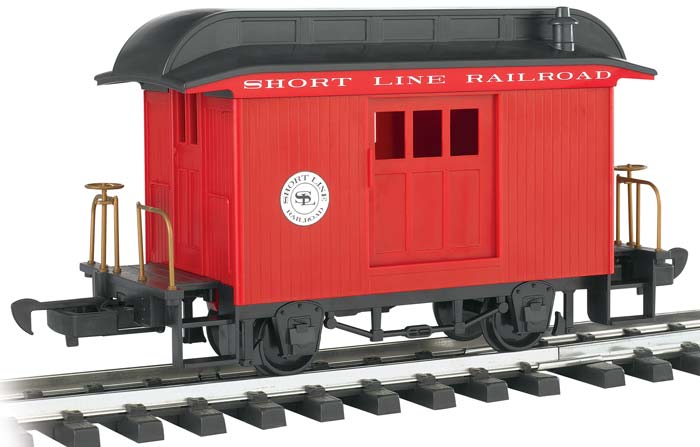Bachmann 97088 G Short Line Baggage Car Red