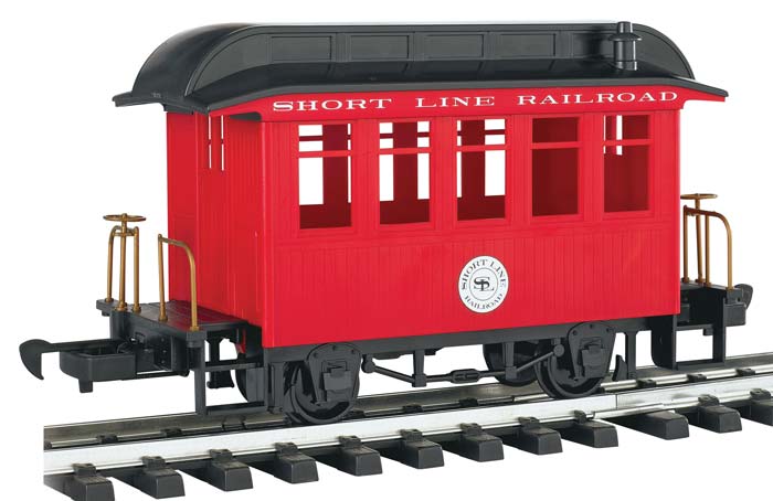 Bachmann 97089 G Short Line Coach Car Red