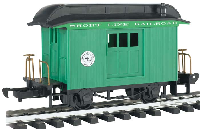 Bachmann 97092 G Short Line Baggage Car Green