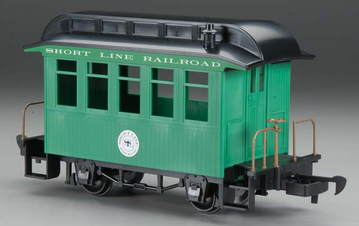 Bachmann 97093 G Short Line Railroad Green Coach Car