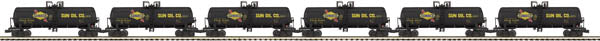 MTH 20-90684 O Sunoco Tank Car Set (Set of 6)