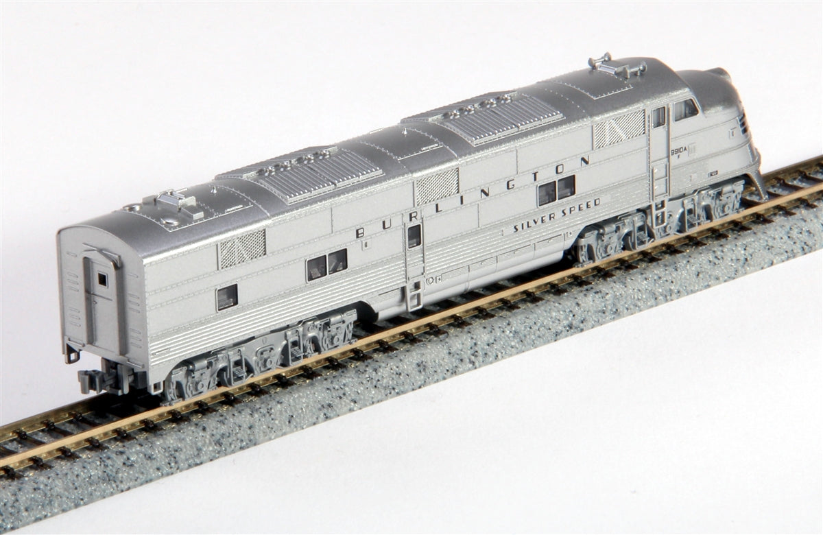 Kato 176-5401 N Chicago, Burlington & Quincy EMD E5A Diesel Locomotive #9910A