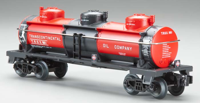 Williams 47115 Transcontinental Oil Co., 3 Dome Tank Car