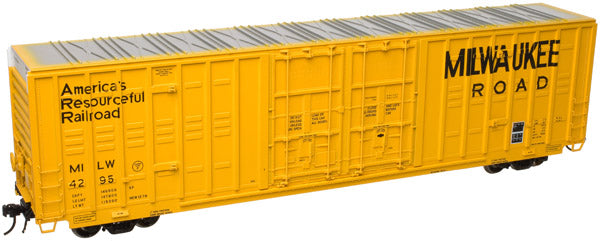 Atlas 9622-5 O 60' Berwick Hy-Cube Milwaukee Road Boxcar #4295