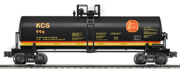Lionel 6-27485 O-Gauge Kansas City Southern Unibody Tanks Car #996