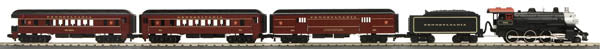 MTH 30-4216-1 Pennsylvania 4-6-0 O Gauge Steam Passenger Train Set w/PS 3.0