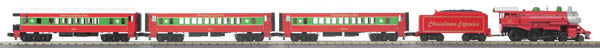 MTH 30-4218-1 Christmas RailKing 4-6-0 O Gauge Steam Train Set w/PS 3.0