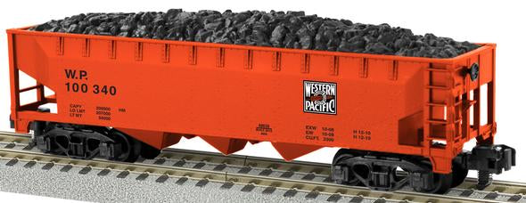 American Flyer 6-48636 S Scale Western Pacific 3-Bay Hopper #100340
