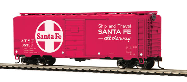 MTH 85-74108 Santa Fe HO Scale 40’ PS-1 Boxcar #38526