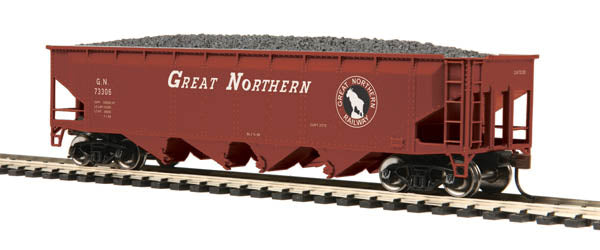 MTH 85-75021 Great Northern HO Scale 70t Quad Hopper #73306