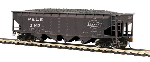 MTH 85-75043 Pittsburgh & Lake Erie HO Scale 70t Quad Hopper #3463