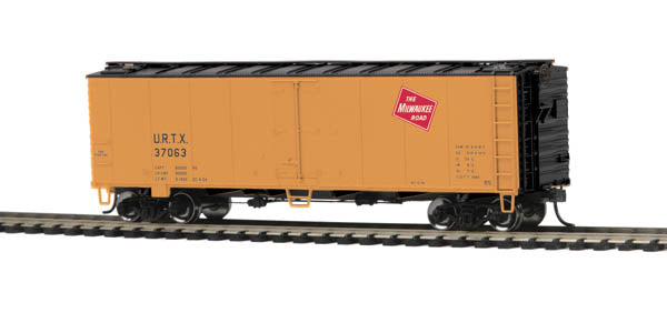 MTH 85-78041 HO Milwaukee Road 40'' Steel Sided Reefer Car #37063