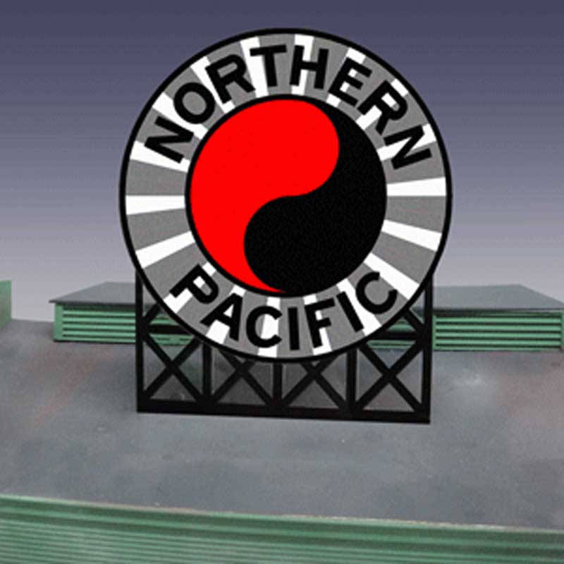Miller Engineering 1171 O/HO Northern Pacific Animated Billboard Sign