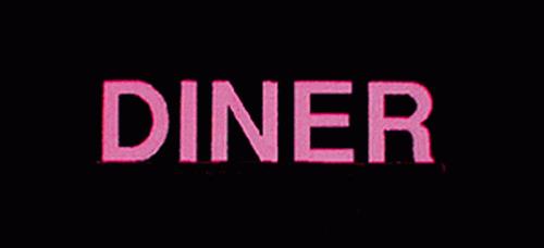 Miller Engineering 1982 N/HO Medium Diner Horizontal Animated Neon Sign