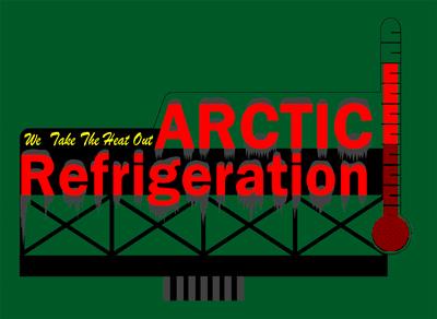 Miller Engineering 9582 N Animated Neon Billboard Arctic Refrigeration Medium