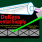 Miller Engineering 9881 HO/O Animated Neon Billboard DeKays Dental Supply Large
