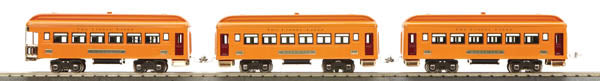 Lionel 11-80019 O #710 Orange Passenger Set of 3