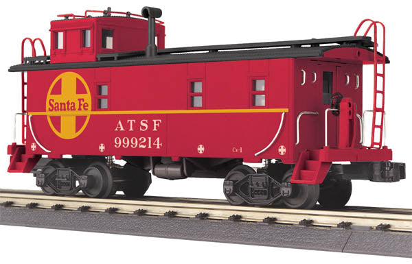 MTH 30-77216 O Santa Fe RailKing Offset Steel Caboose Car #999214