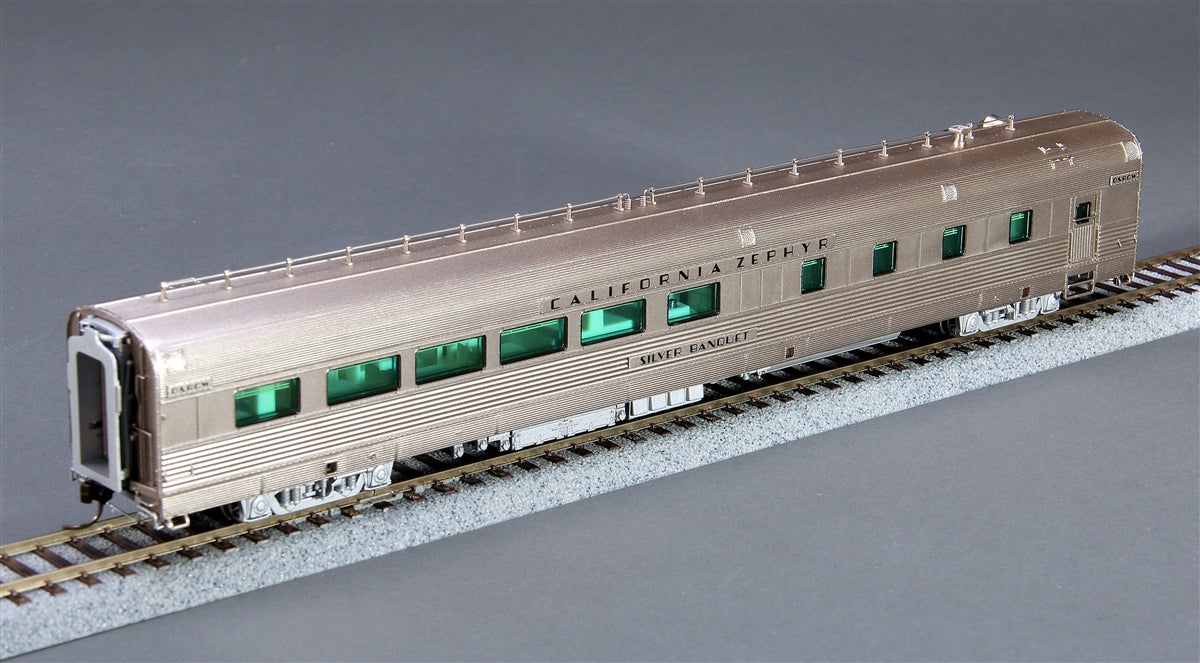 Broadway Limited 1506 HO Silver Western Pacific Zephyr 48-Seat Dining Car # 841