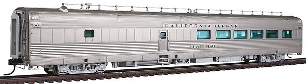 Broadway Limited 1506 HO Silver Western Pacific Zephyr 48-Seat Dining Car # 841