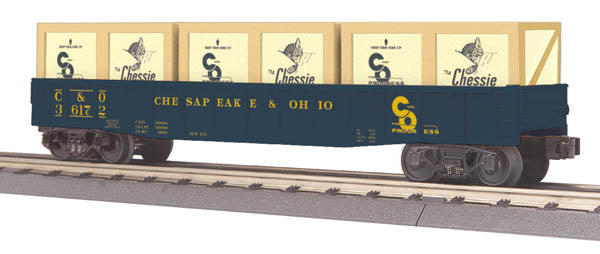 MTH 30-72092 C & O Gondola Car w/ crates