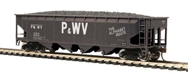 MTH 85-75030 Pittsburgh & West Virginia HO Scale 70t Quad Hopper #280