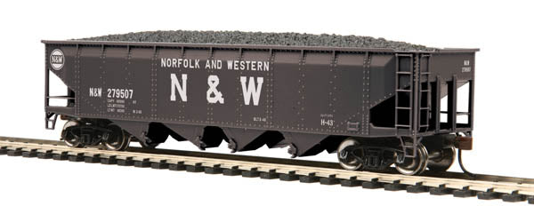 MTH 85-75041 Norfolk & Western HO Scale 70t Quad Hopper #279507