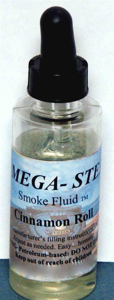 JT's Mega Steam 109 Cinnamon Roll Smoke Fluid - 2 oz.