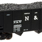 Atlas 41337 N N&W 55t 2-Bay Fishbelly Hopper #38058/blk