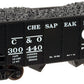 Atlas 41341 N 55t 2-Bay Fishbelly Hopper C&O #300432/blk
