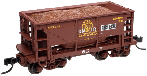 Atlas 40976 N 70t Ore Car Missabe'Quad' #52725/brn