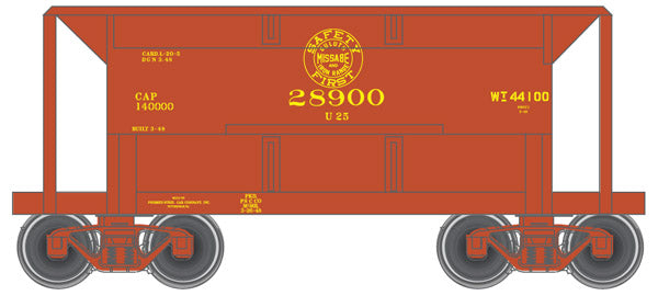 Atlas 40982 N 70t Ore Car Missabe'Safety First' #28942/brn