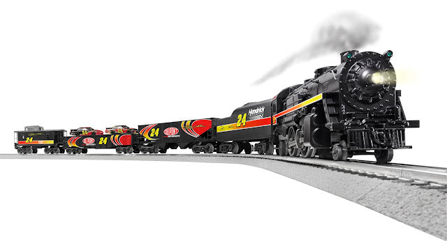 Lionel 7-11409 PP Jeff Gordon #24 NASCAR O Gauge Steam Train Set