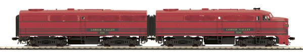 MTH 80-2098-0 HO Lehigh Valley ALCO FA-1 A/B Diesel Locomotive #530/#531