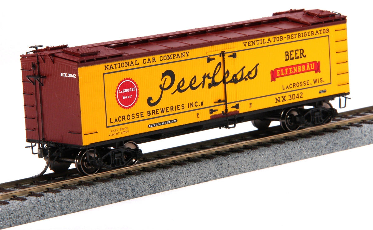 MTH 80-94023 HO Woodside Reefer LaCrosse Breweries #3042