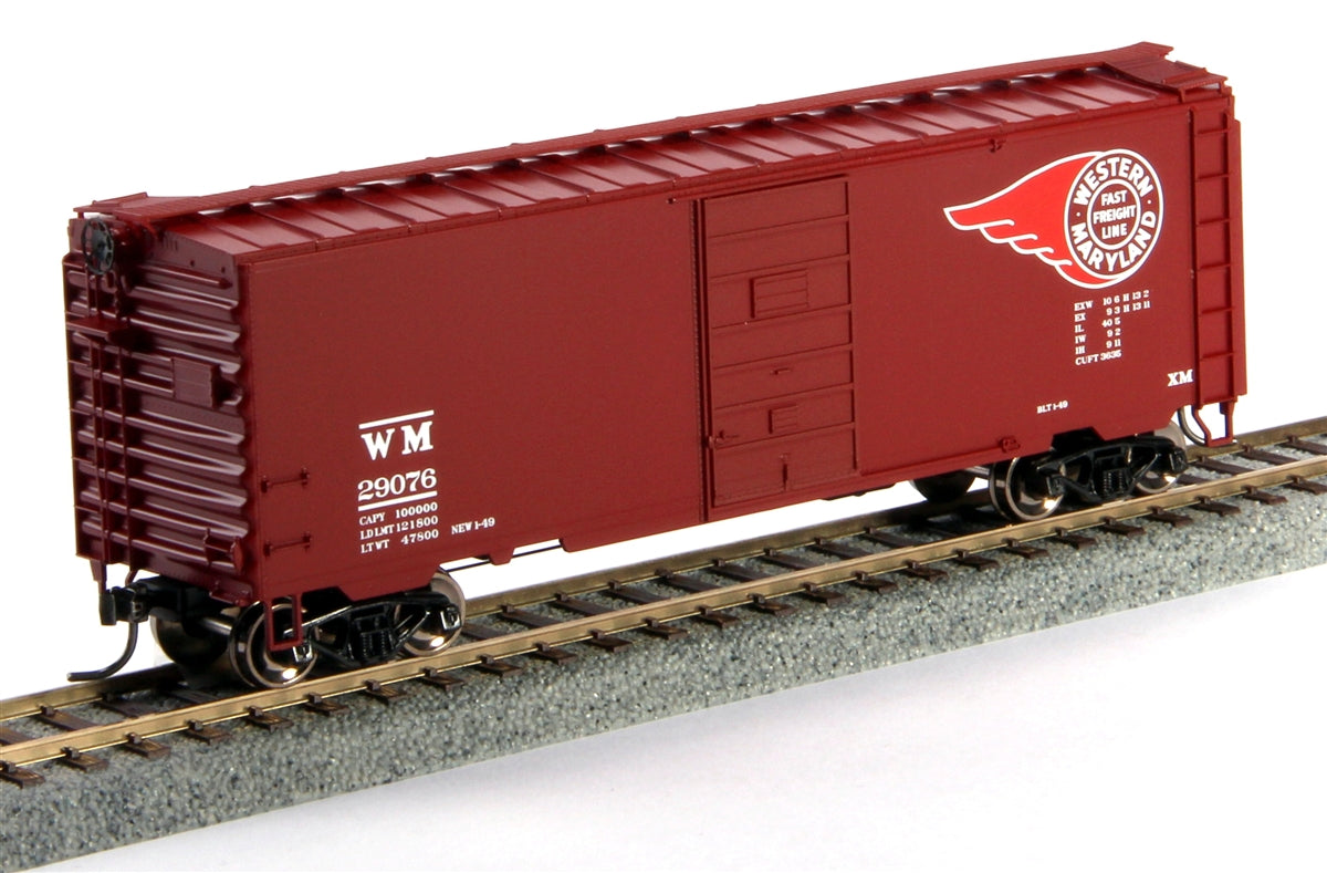 MTH 85-74050 Westem Maryland HO Scale 40' PS-1 Boxcar #29097