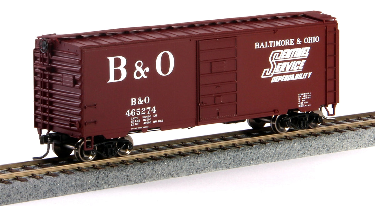 MTH 85-74074 Baltimore & Ohio HO 40’ PS-1 Boxcar #465274