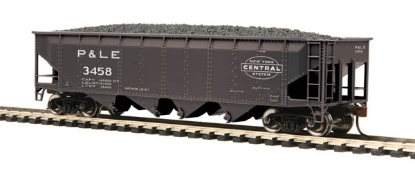 MTH 85-75044 Pittsburgh & Lake Erie HO Scale 70t Quad Hopper #3458