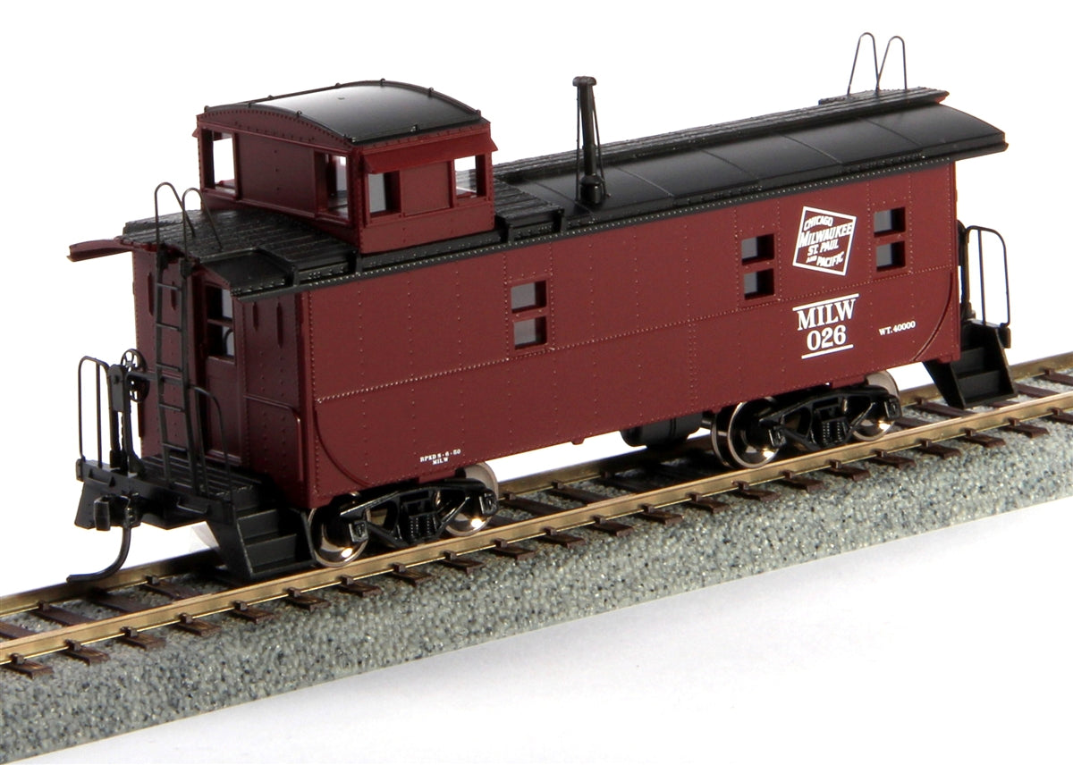 MTH 85-77005 Milwaukee Road HO Scale Steel Caboose #34