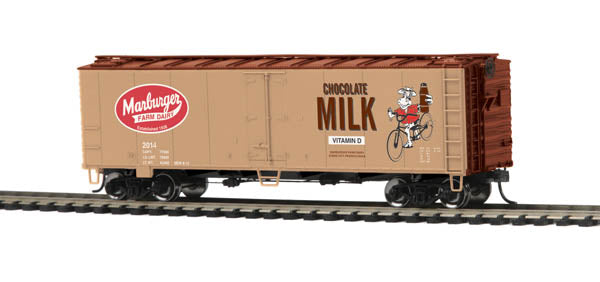 MTH 85-78026 HO Marburger 40'' Steel Sided Reefer Car #2014