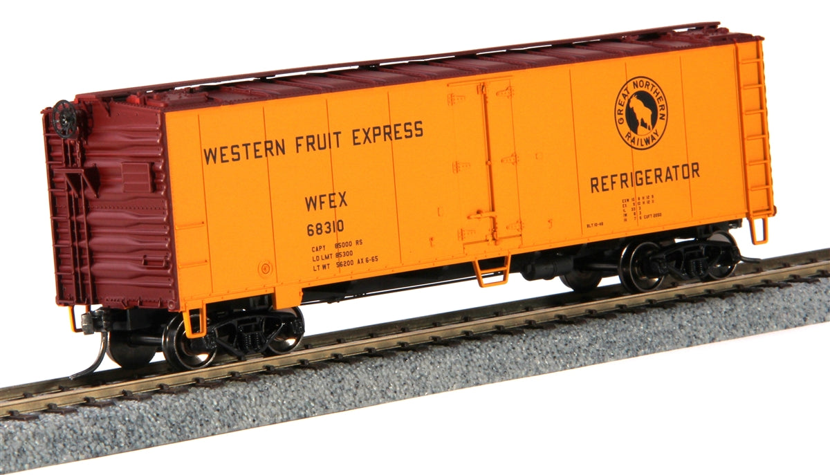 MTH 85-78035 HO Western Fruit Express 40'' Steel Sided Reefer Car #68314