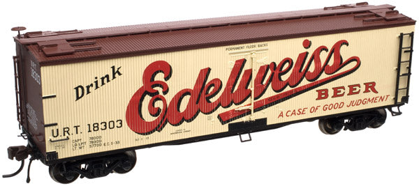 Atlas 20001470 HO 40' Wood Reefer Edelweiss Beer #18301
