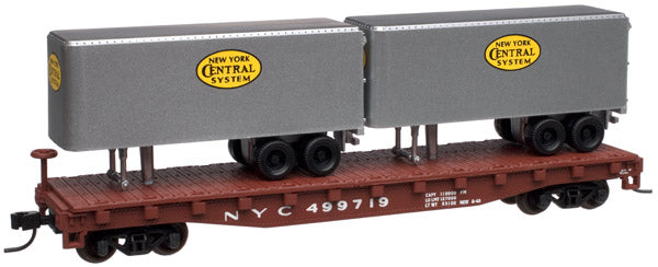 Atlas 37612 N NYC Flatcar w/2 NYC System Trailers #499719