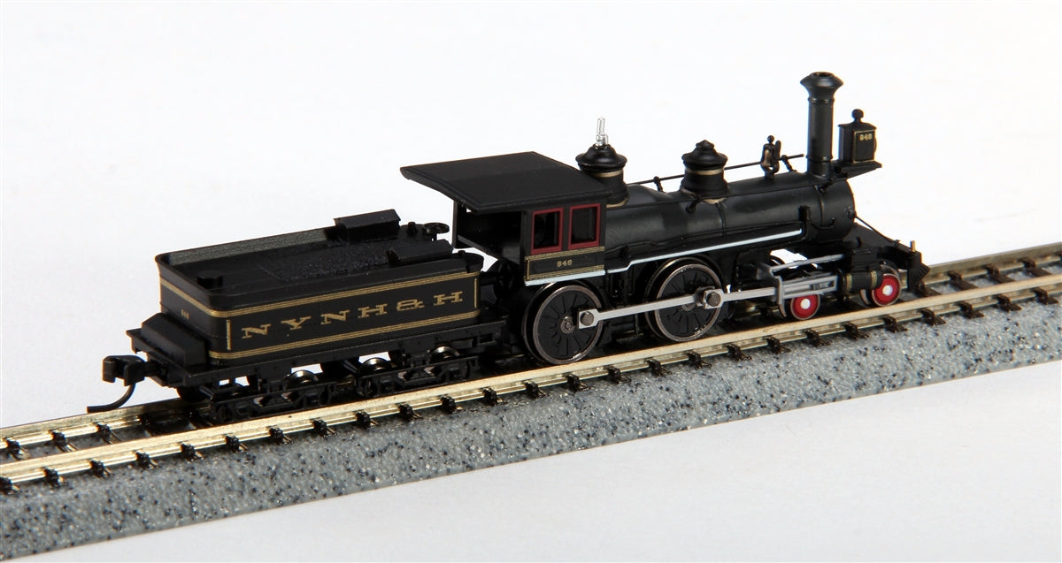 Atlas 40000467 N 4-4-0 Loco NH #629/blk&gld
