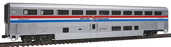 Kato 35-6082 HO Scale Amtrak Superline Sleeper - Phase III
