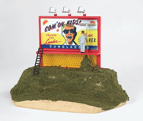 Bachmann 42601 O Plasticville Solarex Sunglasses Operating Billboard