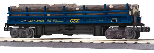 MTH 30-79357 O CSX Operating Log Dump Car