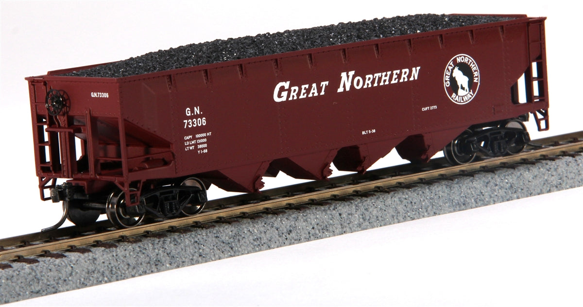 MTH 85-75021 Great Northern HO Scale 70t Quad Hopper #73306
