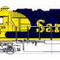 Kato 176-8208 N Scale Santa Fe SD40-2 Mid Production Diesel Locomotive #5077